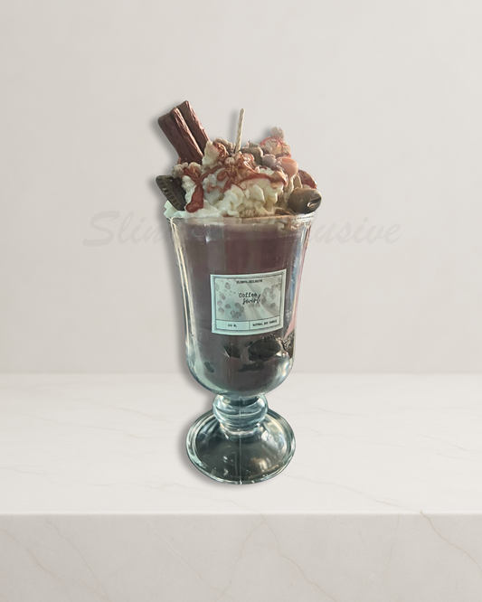 Coffee Swirl Dessert candle