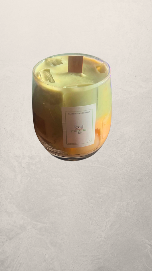 Iced Mango Matcha Latte scented candle
