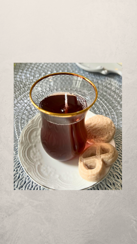 Turkish tea candle