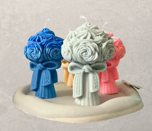 Flower candle