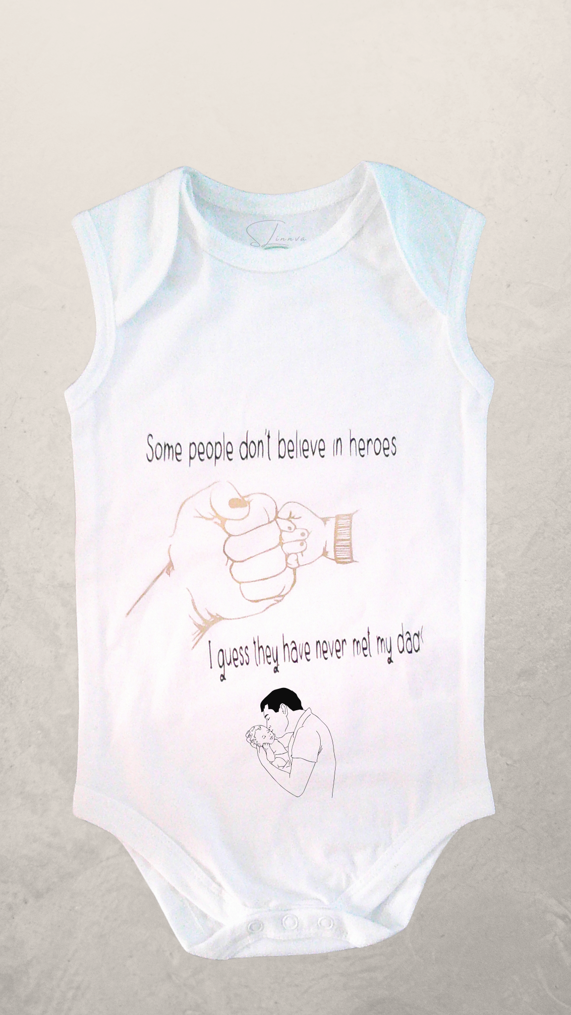 Daddy's little hero - Baby romper
